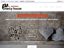 Tablet Screenshot of mercyhouse.no